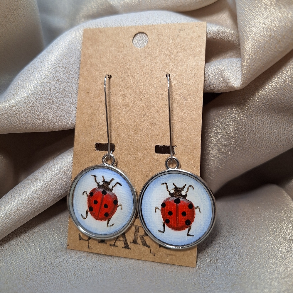 Hand painted earrings